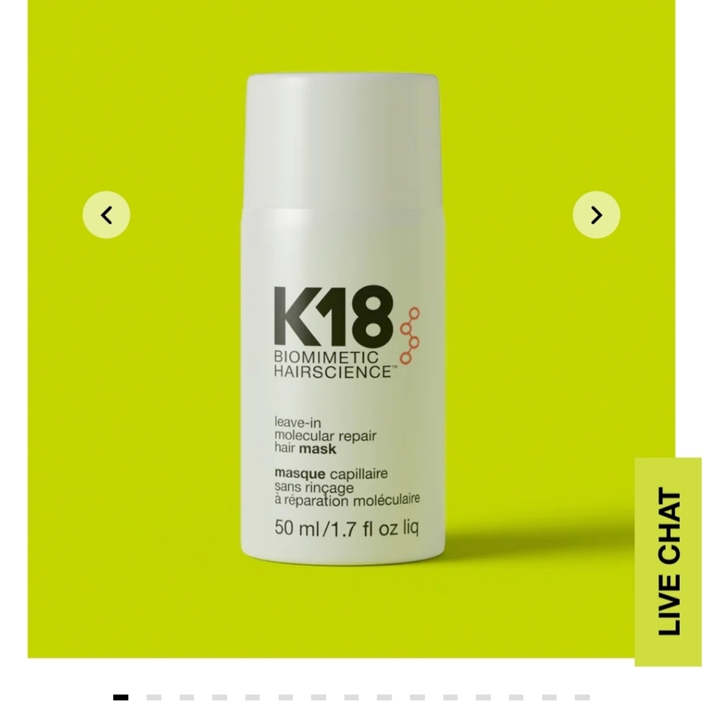 K18 Molecular Repair Hair Mask New In Box